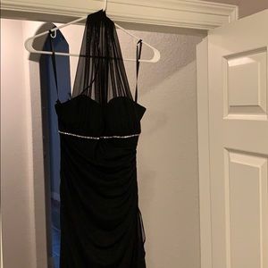 Floor length black formal
